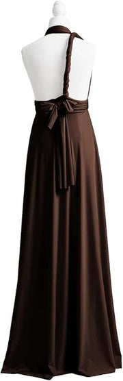 Long Infinity Dresses by 72styles | Plus Size Convertible Bridesmaid Wrap Gown