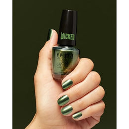 OPI Nail Lacquer Nail Polish | Opaque Crème Metallic Shimmer Chip Resistant Nail Polish | Wicked Limited Edition Holiday Collection