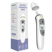 Forehead and Ear Thermometer with Fever Alert, Fast and Reliable Digital Readings, Family-Friendly, FSA/HSA Approved, Simple 2-in-1 Functionality