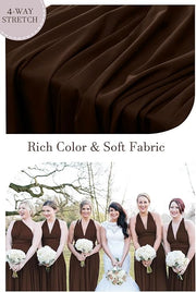 Long Infinity Dresses by 72styles | Plus Size Convertible Bridesmaid Wrap Gown