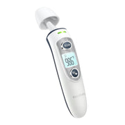 Forehead and Ear Thermometer with Fever Alert, Fast and Reliable Digital Readings, Family-Friendly, FSA/HSA Approved, Simple 2-in-1 Functionality