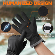 rivmount Winter Gloves Women Men Waterproof Windproof, Cold Weather Warm Gloves with Touchscreen Fingers, for Running, Driving, Cycling, Biking, Riding, Walking, Hiking, Outdoor Sports, Daily Work