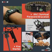 VEITORLD Gifts for Men Dad Him Christmas, Survival Gear and Equipment 12 in 1, Survival Kits, Cool Unique Fishing Hunting Birthday Gift for Husband Teen Boy Boyfriend Women, Stocking Stuffers for Men
