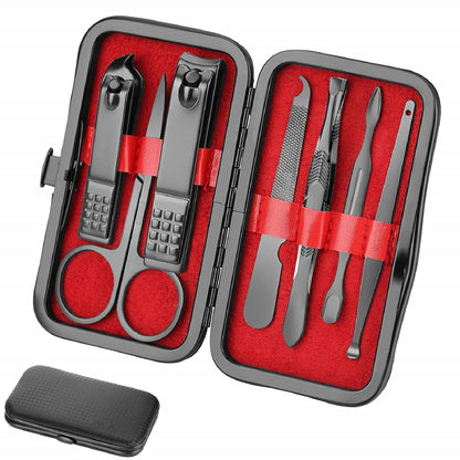 Manicure Set | Personal Care Nail Clipper | Kit Manicure Professional Manicure Pedicure Set Mens Accessories Personal Care Set Nail Grooming Kit Present for Men Husband Boyfriend Parent