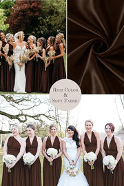 Long Infinity Dresses by 72styles | Plus Size Convertible Bridesmaid Wrap Gown