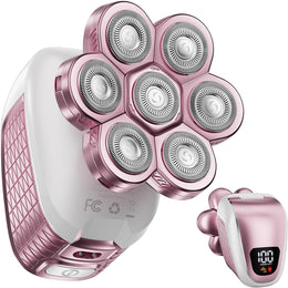 Electric Shavers for Women | 5-in-1 Cordless Painless Hair Remover for Legs, Bikini, Face, and Lips | Gentle Electric Razor for Sensitive Skin