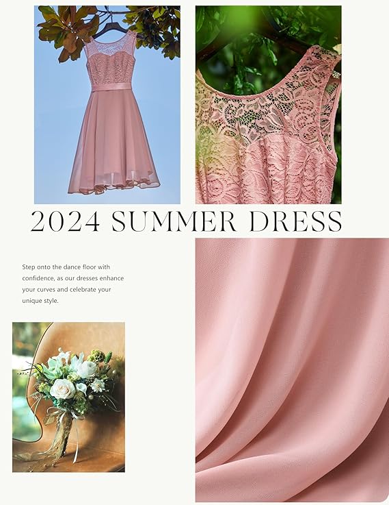 BeryLove Cocktail Dresses | Sleeveless Lace Homecoming Dress for Teens | Elegant Formal Dresses for Wedding Guests | Stylish Party Attire