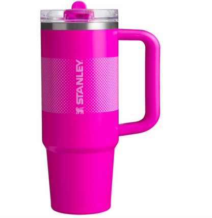 Stanley Quencher ProTour Flip Straw Tumbler with Leakproof Lid 30 oz | Built-In Straw & Handle | Cupholder Compatible for Travel | Insulated Stainless Steel Cup | BPA-Free | Vivid Violet Fade