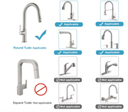 LONIN 3in1 Kitchen Faucet Organizer Rack - Sponge Holder, Scrub Daddy Sponge, Dish Brush Stand, Soap Holder, Stainless Steel Multifunction Sink Caddy