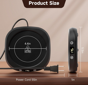 Coffee Mug Warmer - Coffee Cup Warmer for Desk Auto Shut Off, Smart Electric Candle Warmer Beverage Warmer for Coffee, Tea, Water, Milk and Coco, 5 Temperature Settings & 1-12H Timer